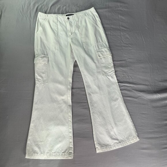 Aeropostale Low Rise Flare Utility Jeans Size XL Women's Y2K Vintage CargoPocket - Picture 10 of 10